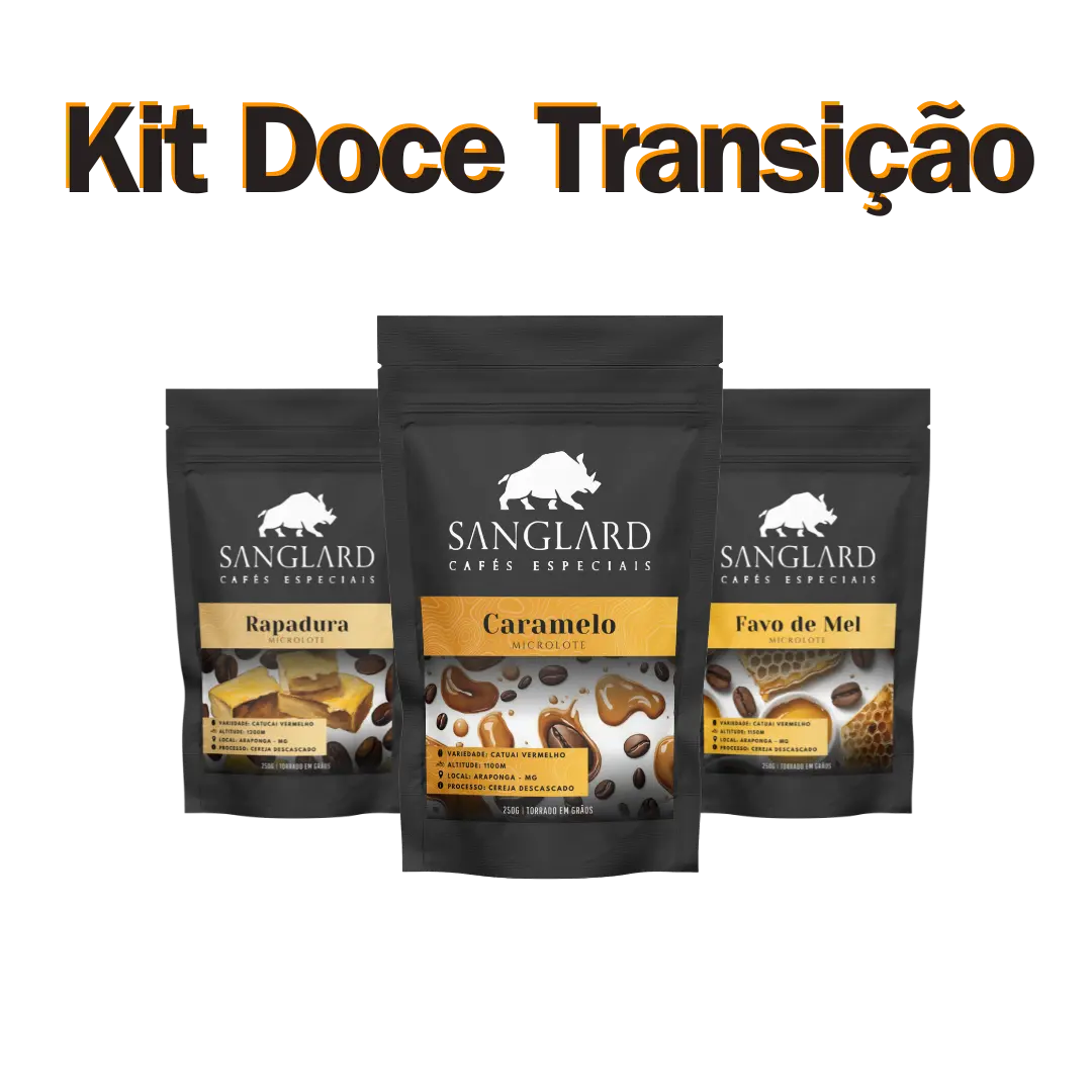 Kit Doce Transição – Seleção Honey Process (em grãos)