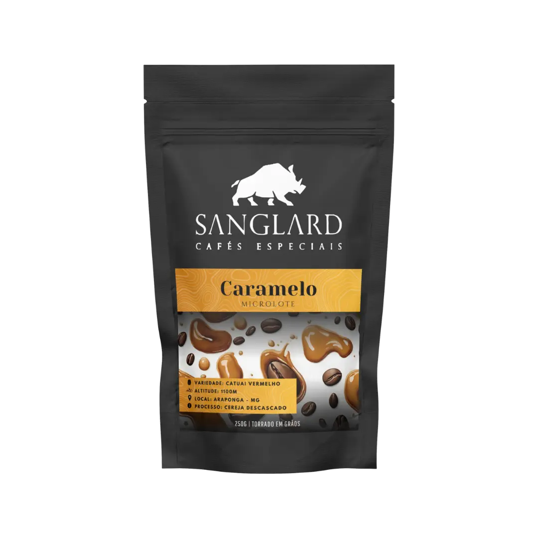 Caramelo – 250g – Microlote Sanglard (em grãos)